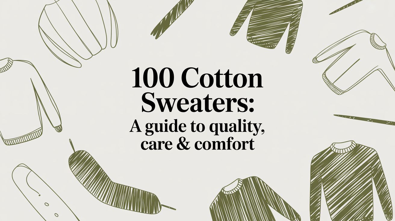 100 Cotton Sweaters: A Guide to Quality, Care & Comfort
