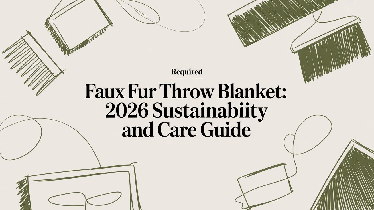 Faux Fur Throw Blanket: 2026 Sustainability and Care Guide