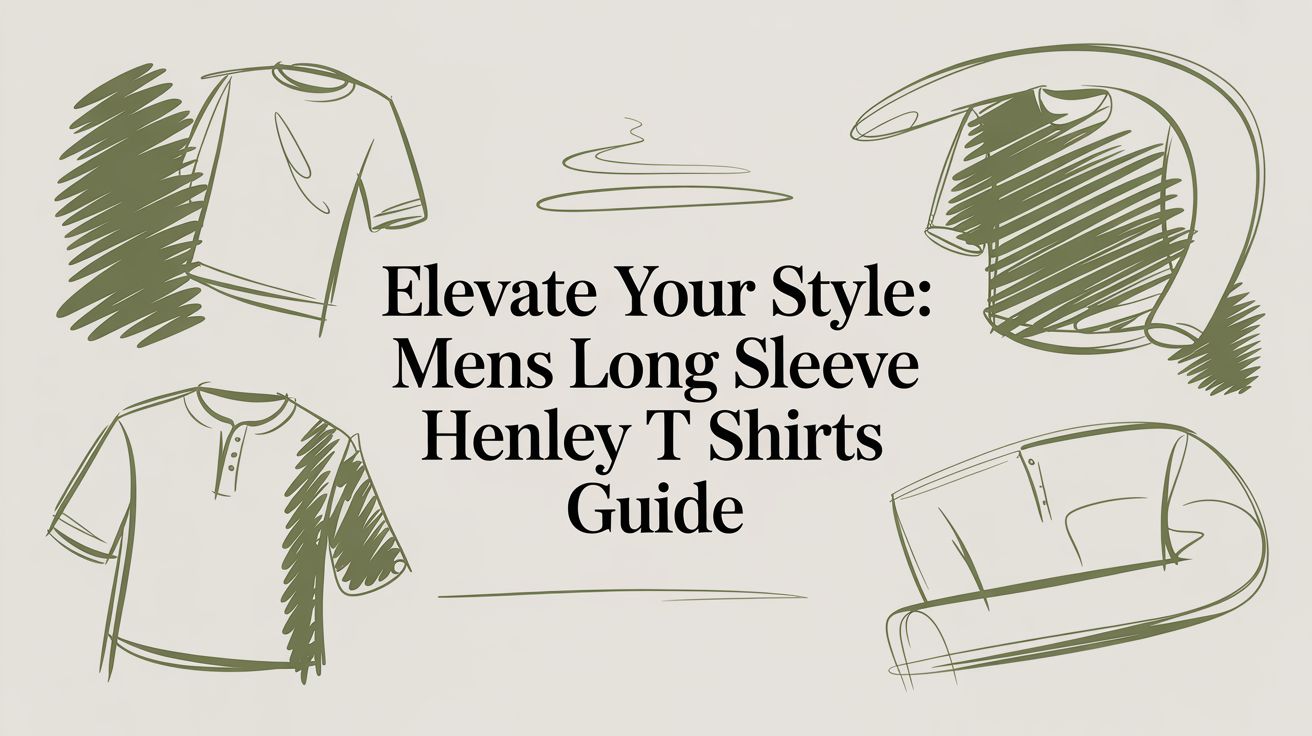 Elevate Your Style: Mens Long Sleeve Henley T Shirts Guide