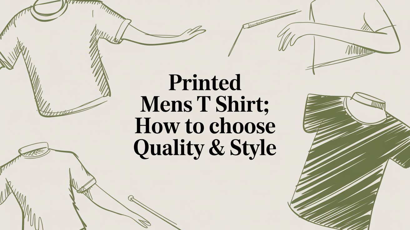 Printed Mens T Shirt: How to Choose Quality & Style