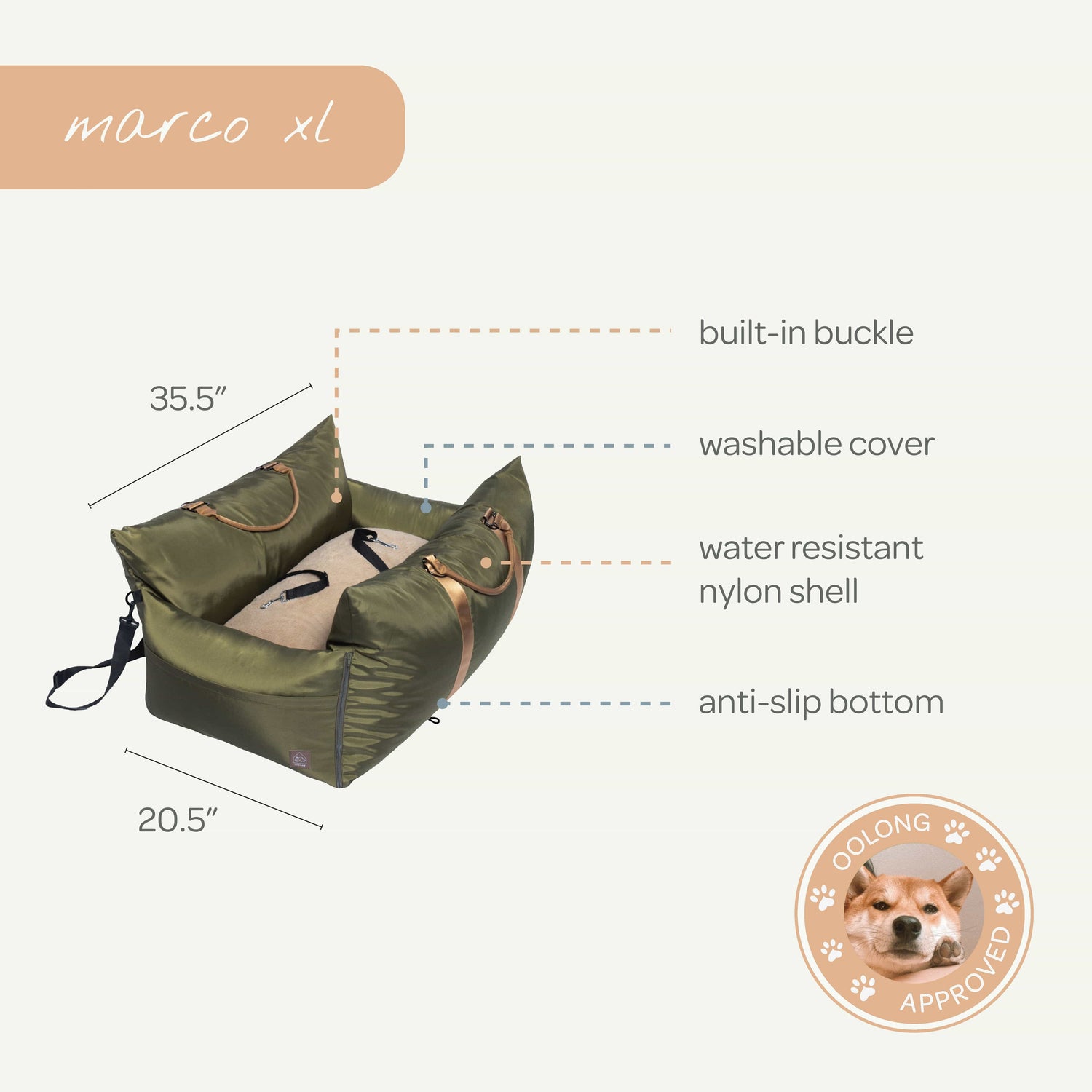 marco travel pet bed
