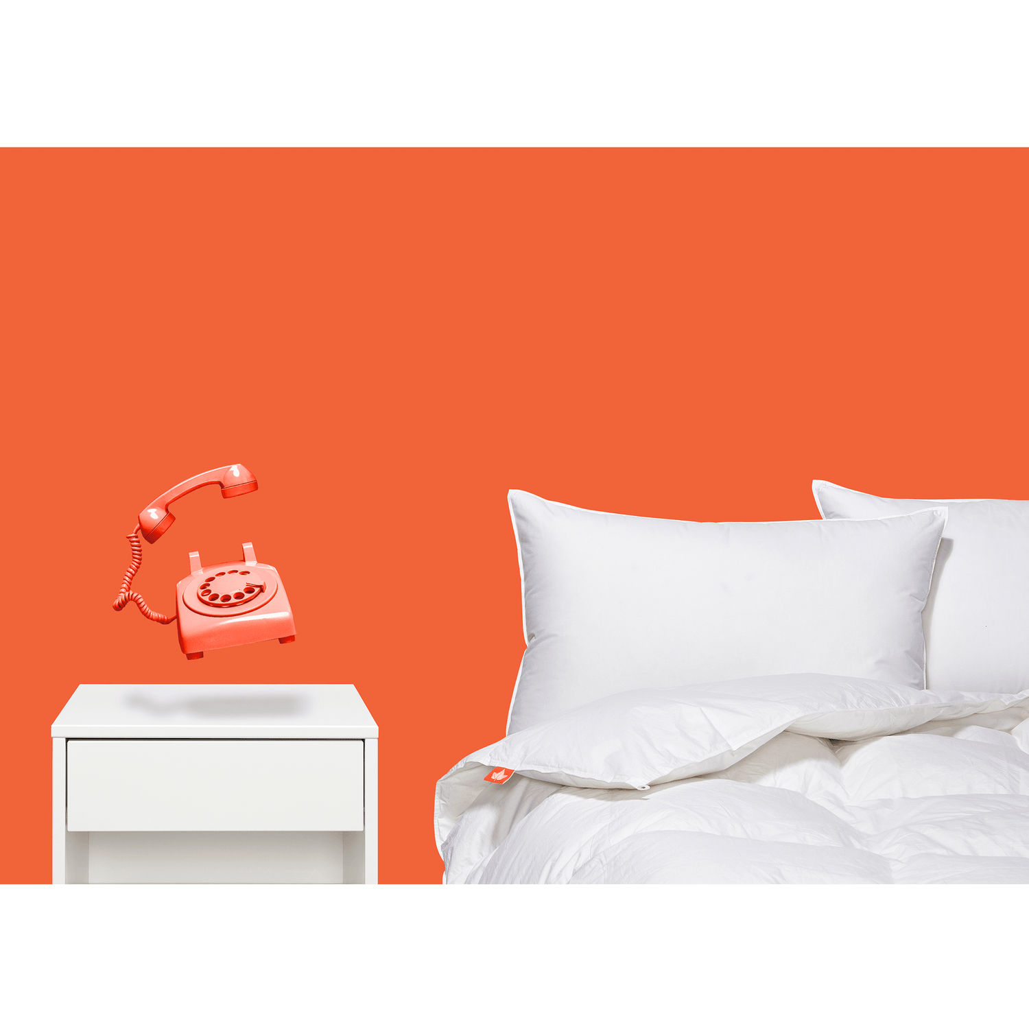 Couette en duvet blanc Loft 625