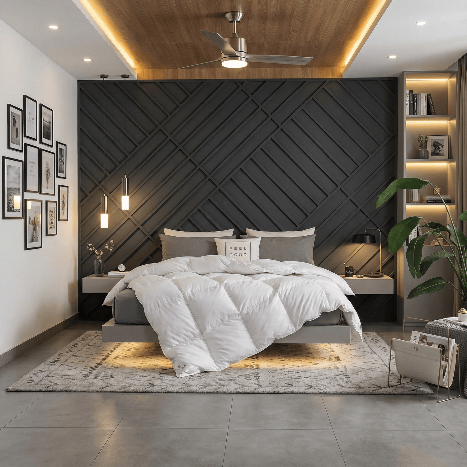 Couette en duvet blanc Loft Hutterite 800