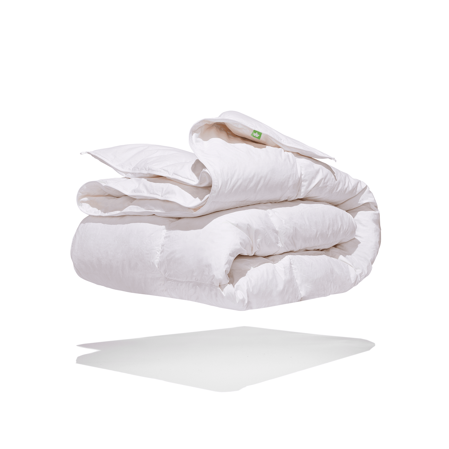 Couette en plumes et duvet d'oie blanche