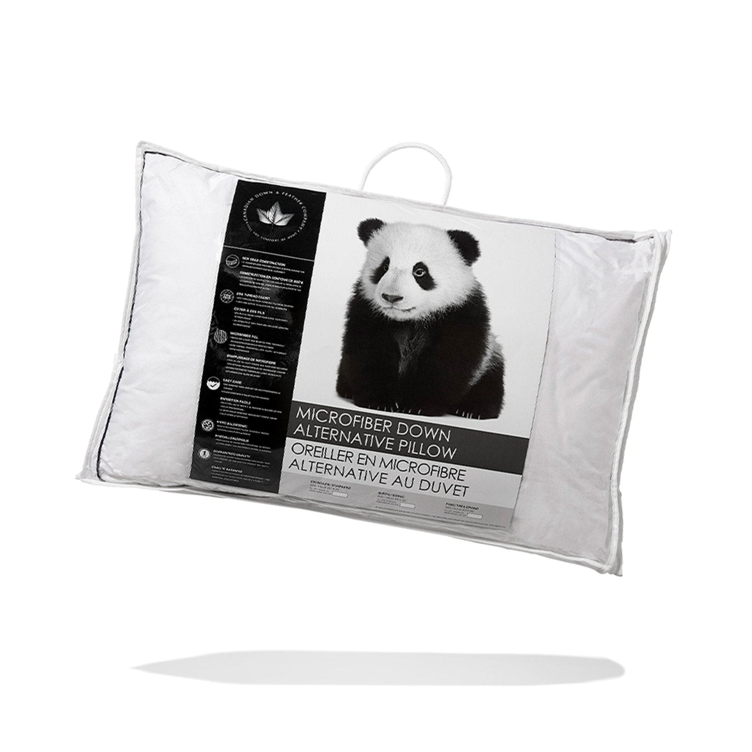 Oreiller en microfibre imitation duvet