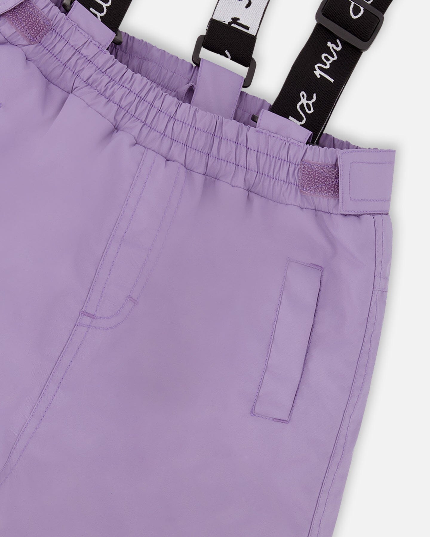 Two-Piece Chill Outerwear Set With Light Insulation Purple Gray