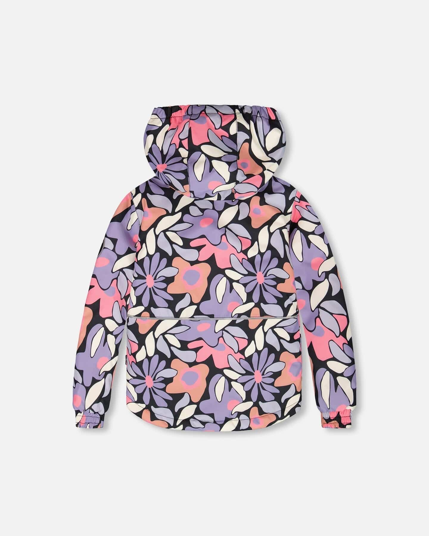 Two-Piece Chill Outerwear Set With Light Insulation Purple Gray