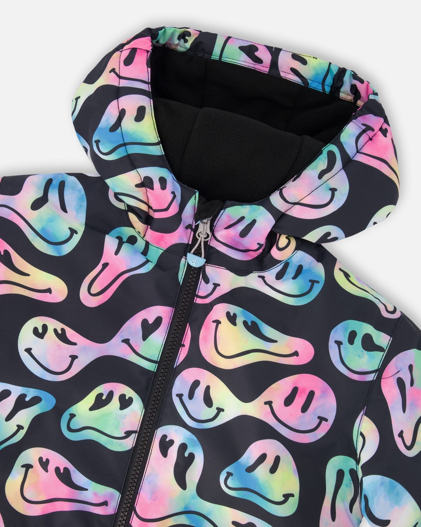 Two-Piece Chill Outerwear Set With Light Insulation Rainbow Gradient