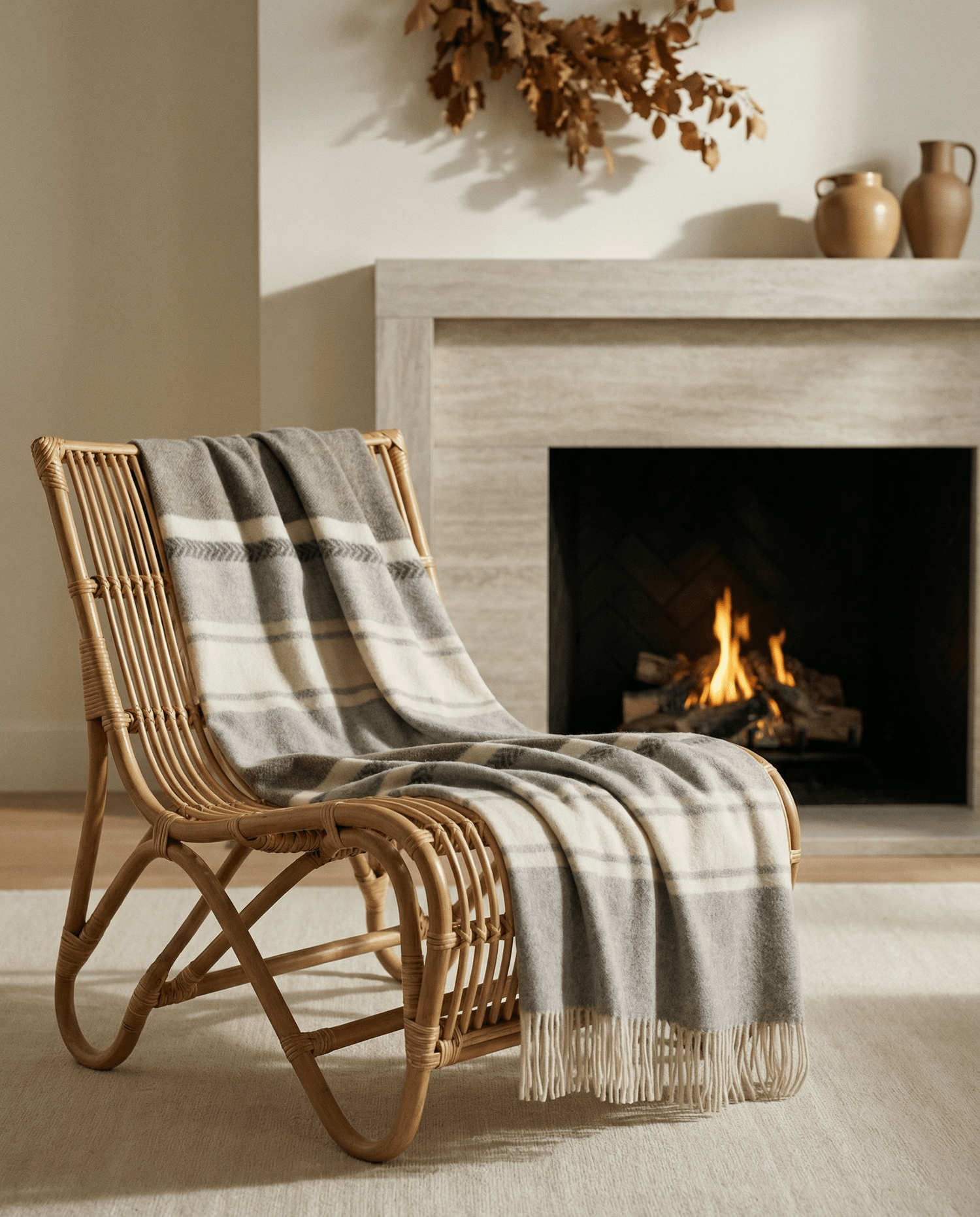 Muskoka Cashmere Merino Wool Throw Blanket