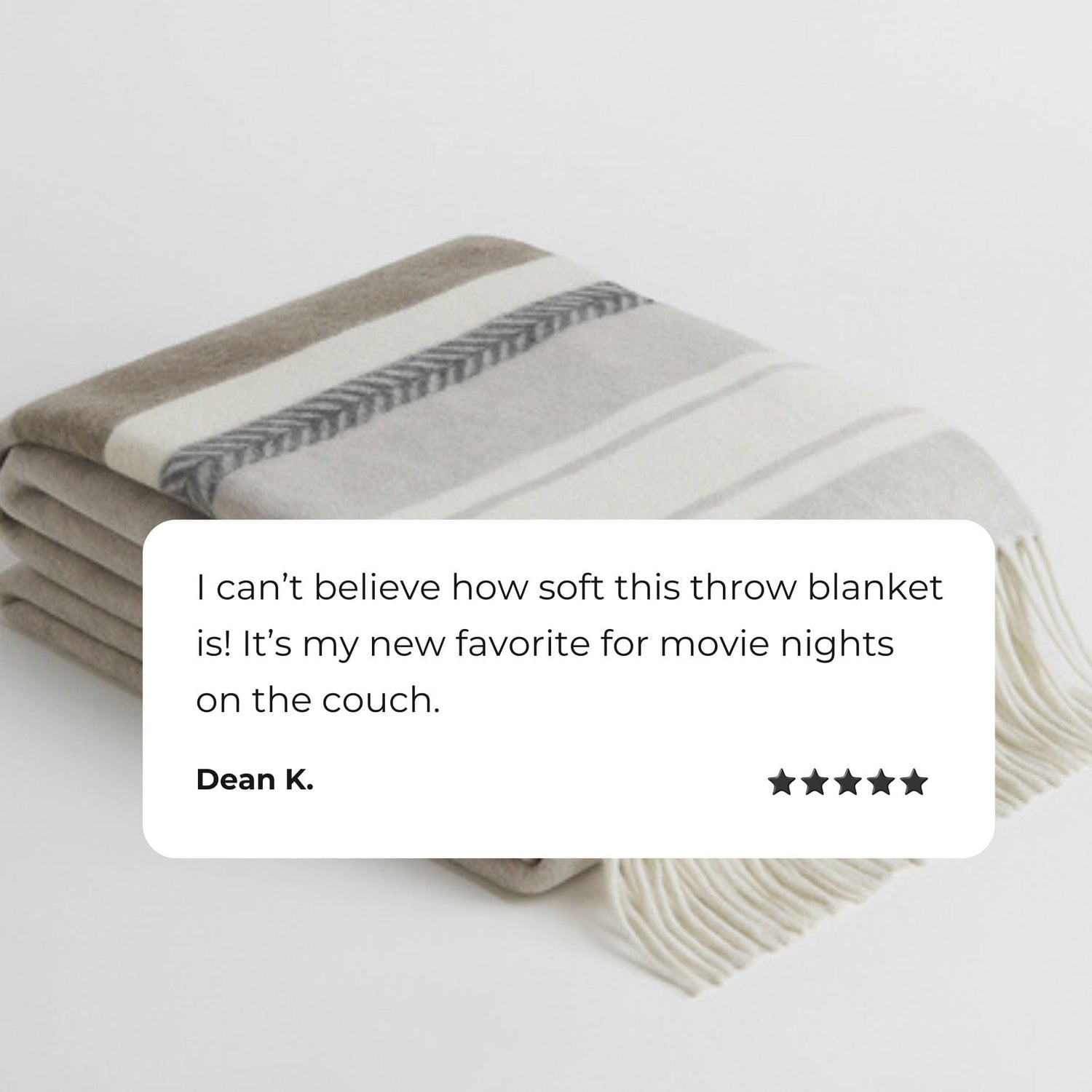 Couverture en cachemire et laine mérinos Muskoka