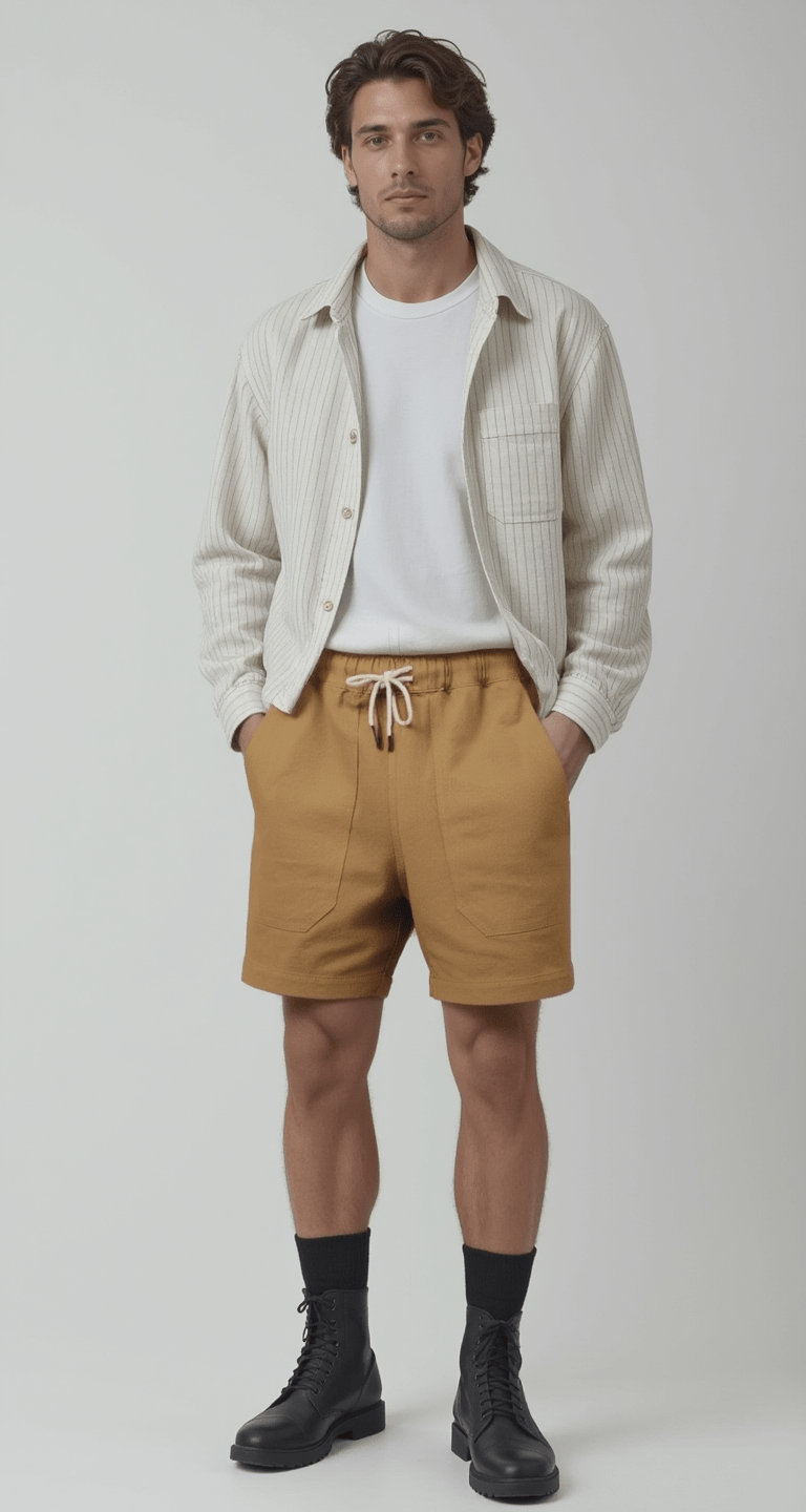 Desert Sand Palm Springs Pull-On Shorts