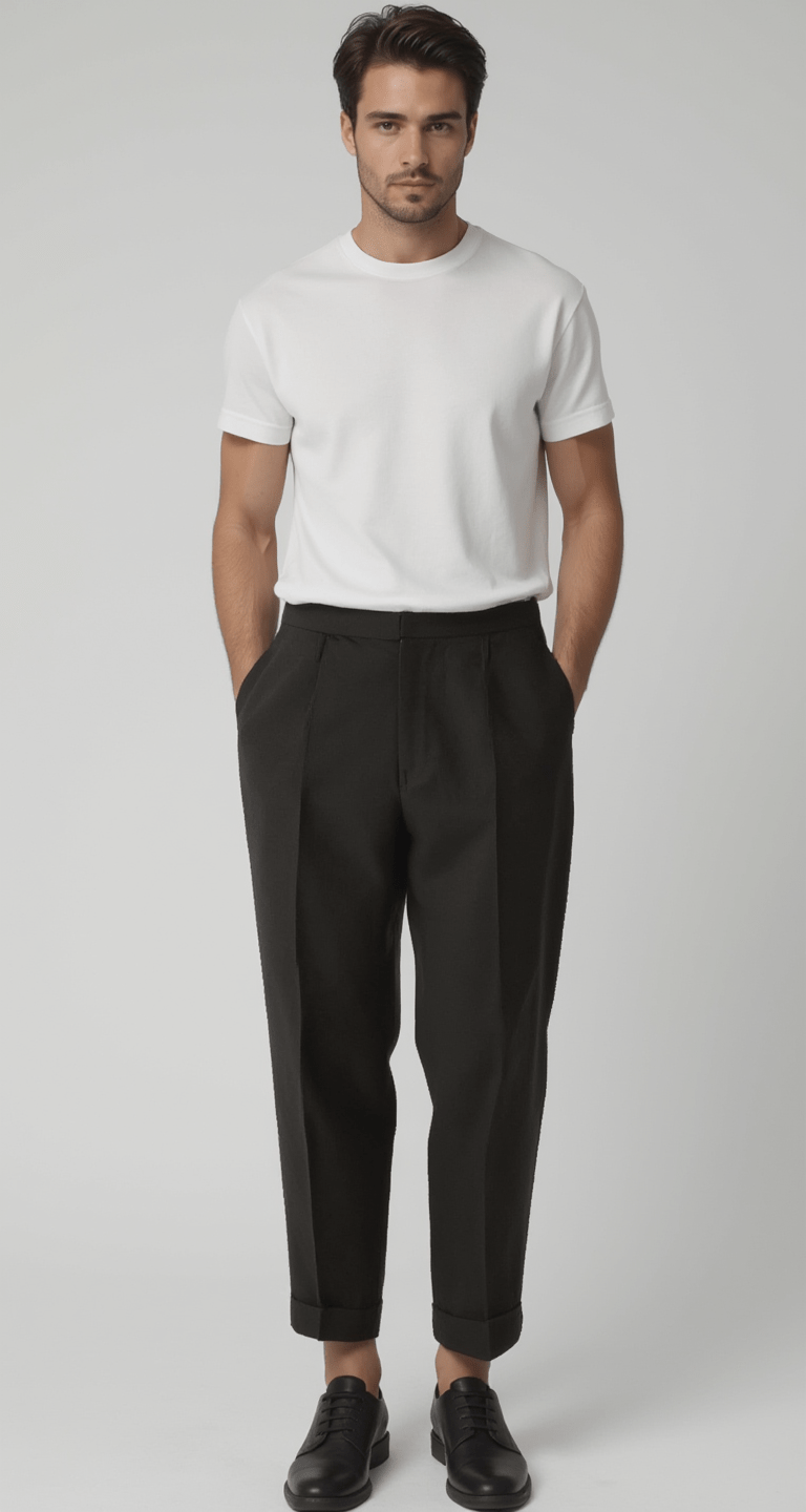 Black Alexandre Linen Pants