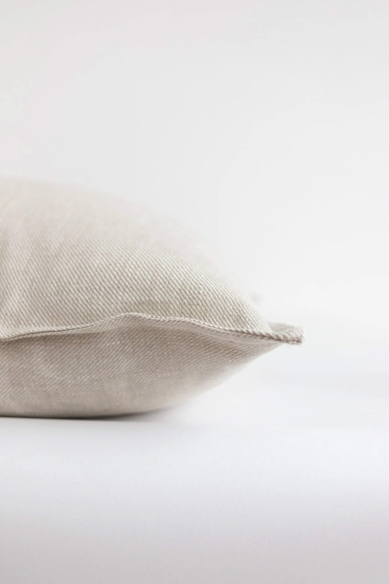 Linen Pillow Cover including Feather Inserts