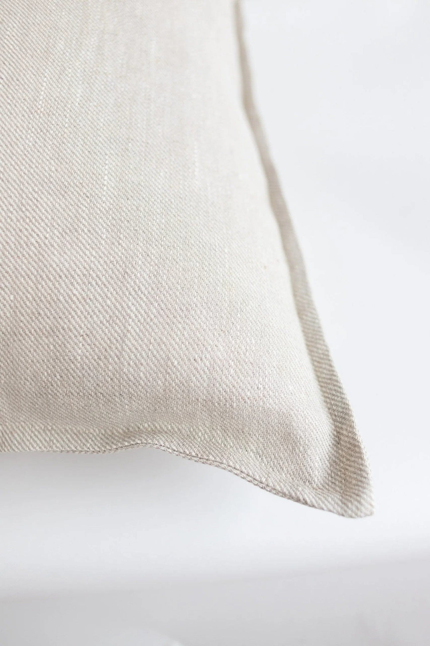 Linen Pillow Cover including Feather Inserts