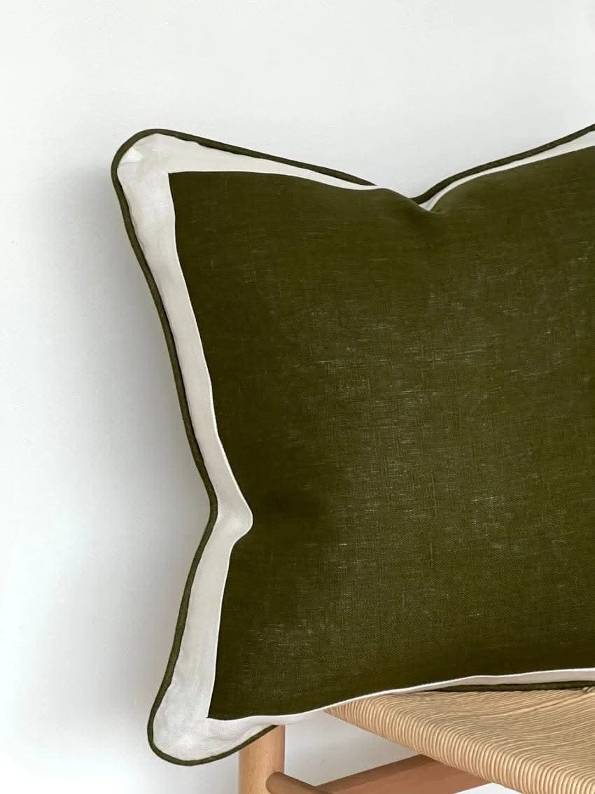 Oasis Linen Throw Pillow