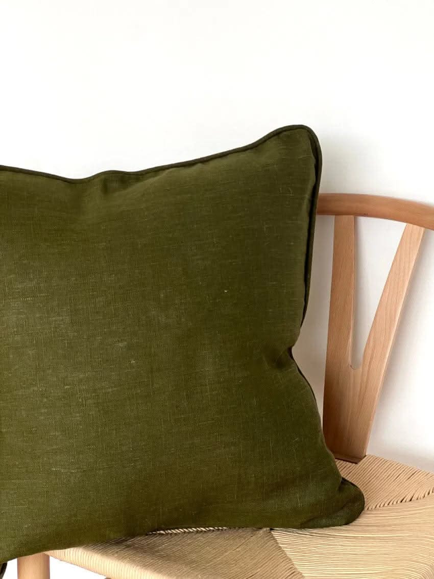 Oasis Linen Throw Pillow