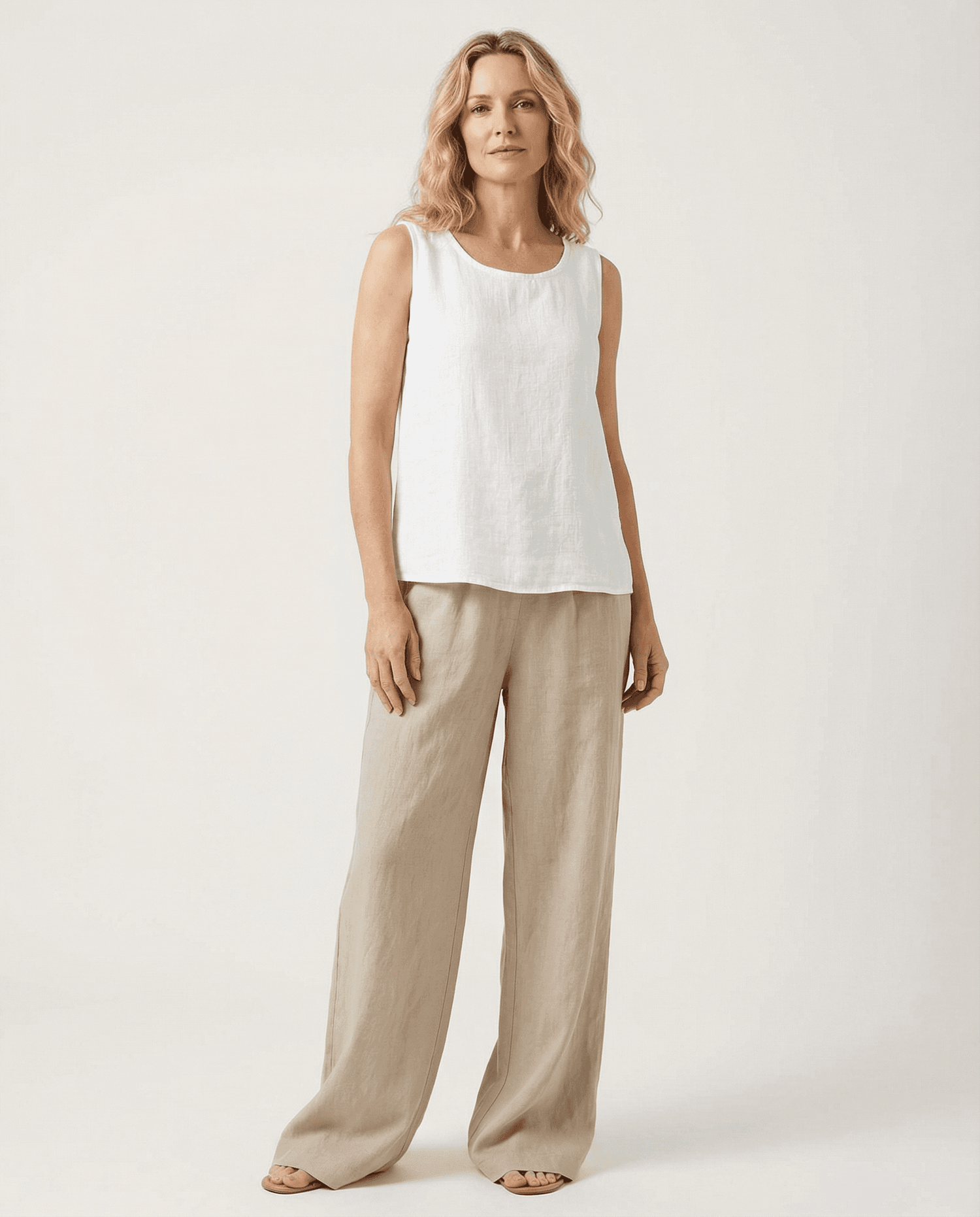 Cotton Linen Tank Tops