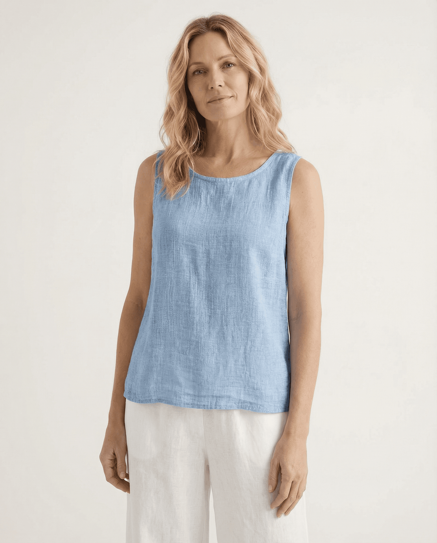 Cotton Linen Tank Tops