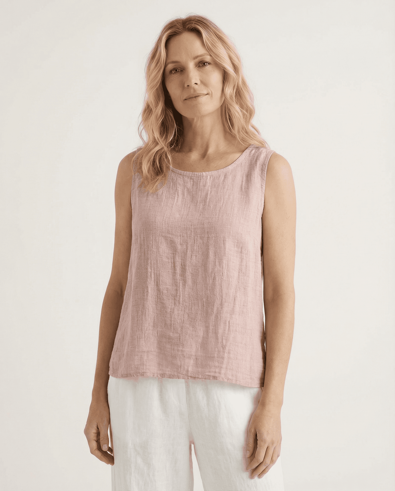 Cotton Linen Tank Tops