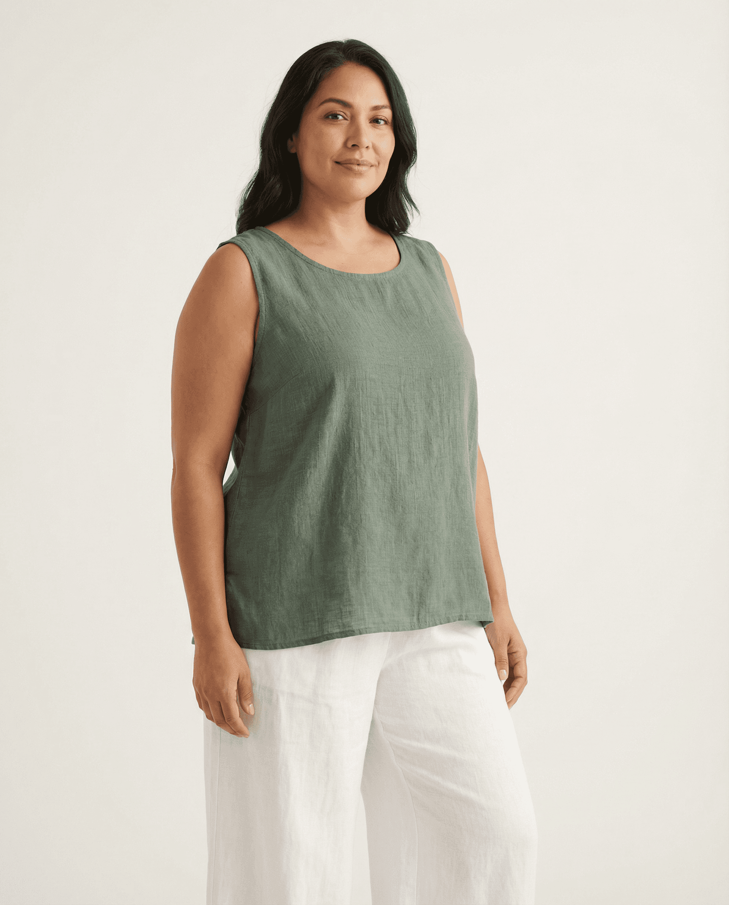 Cotton Linen Tank Tops