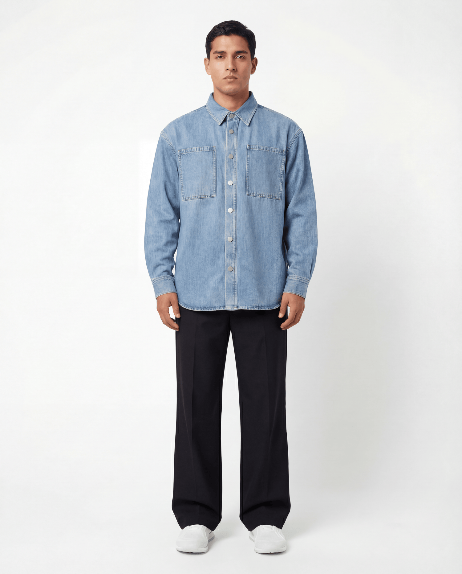 Long Sleeve Denim OverShirt