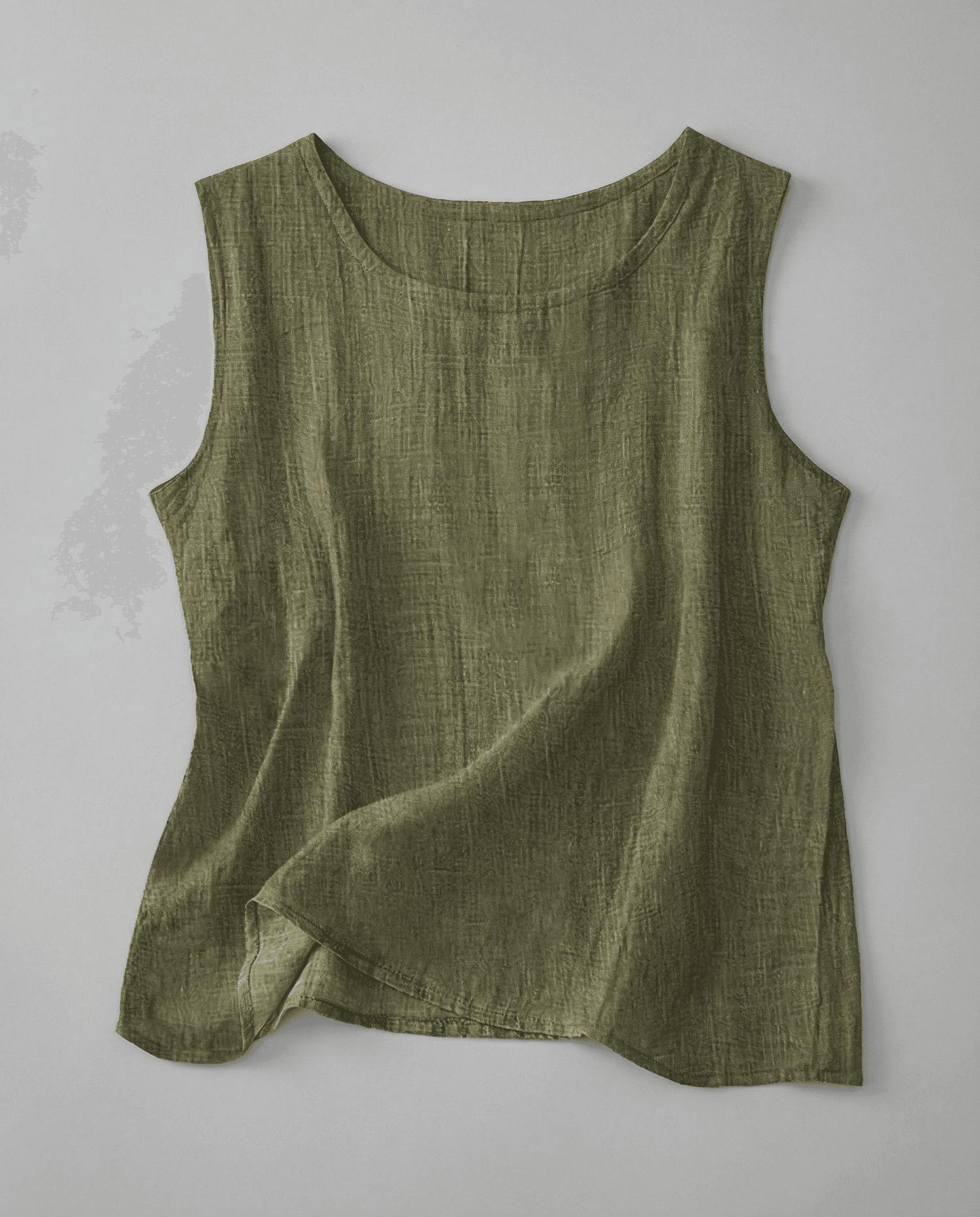 Cotton Linen Tank Tops