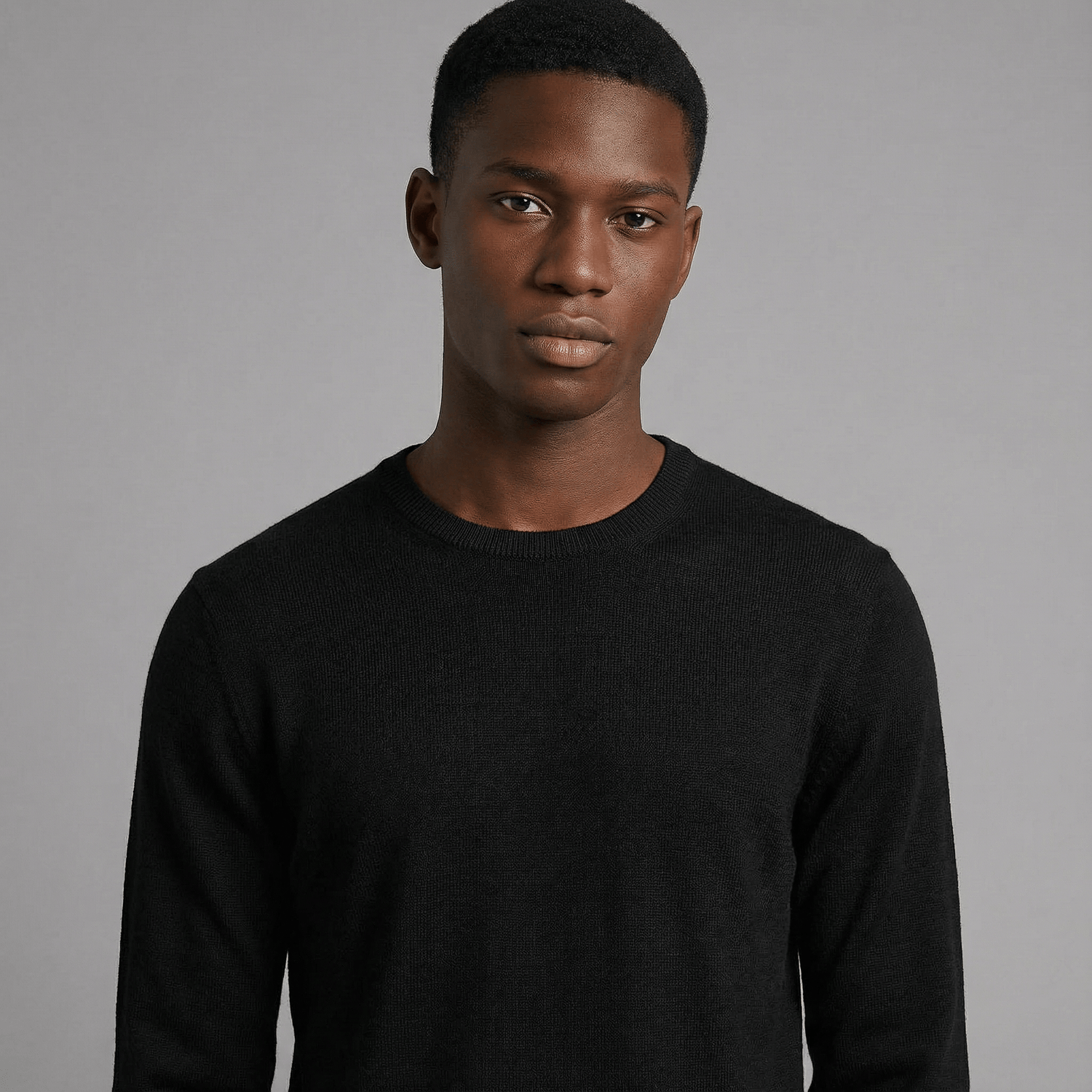 Merino Wool Crew Neck Sweater