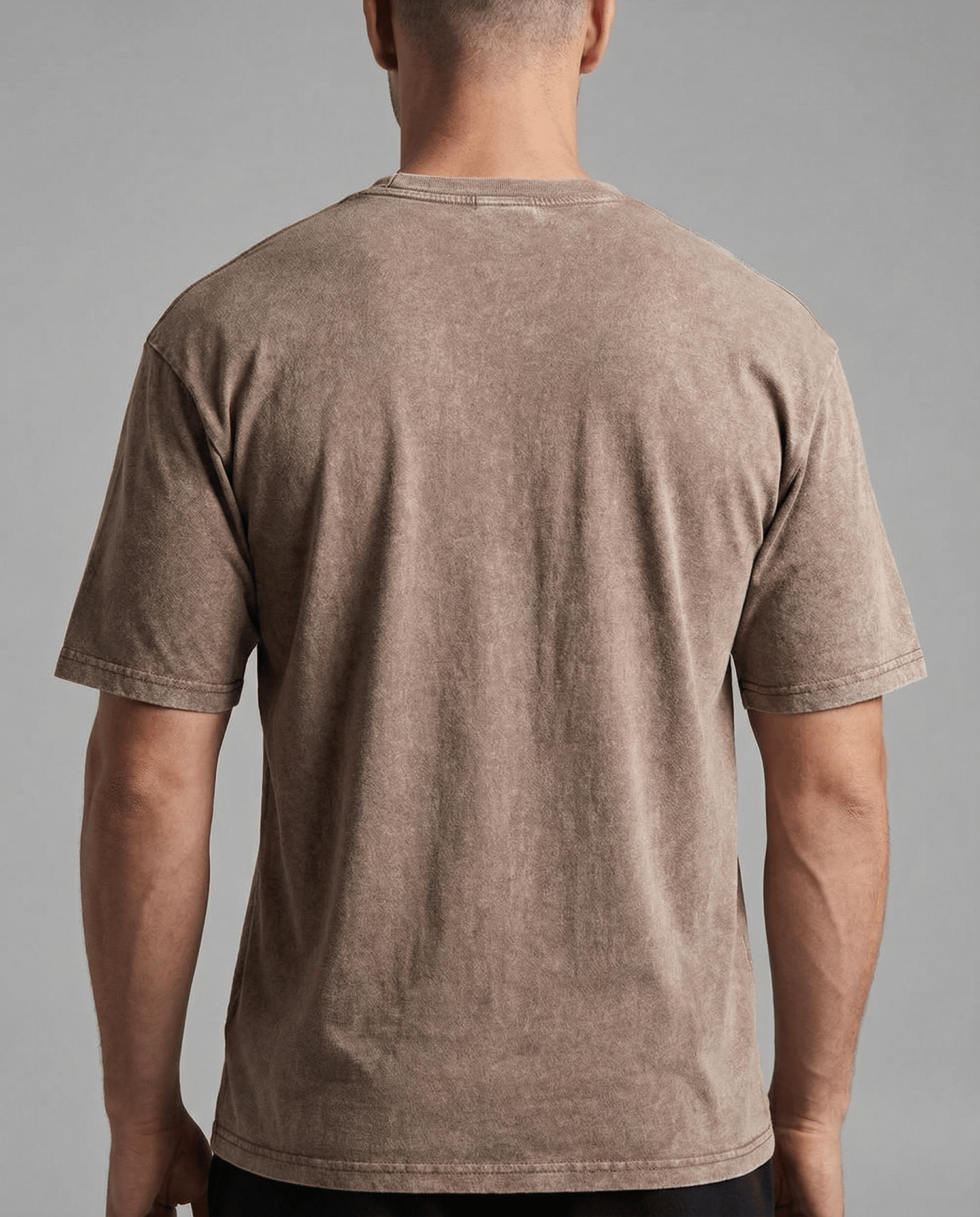 Stonewashed cotton T-Shirt for men, casual apparel