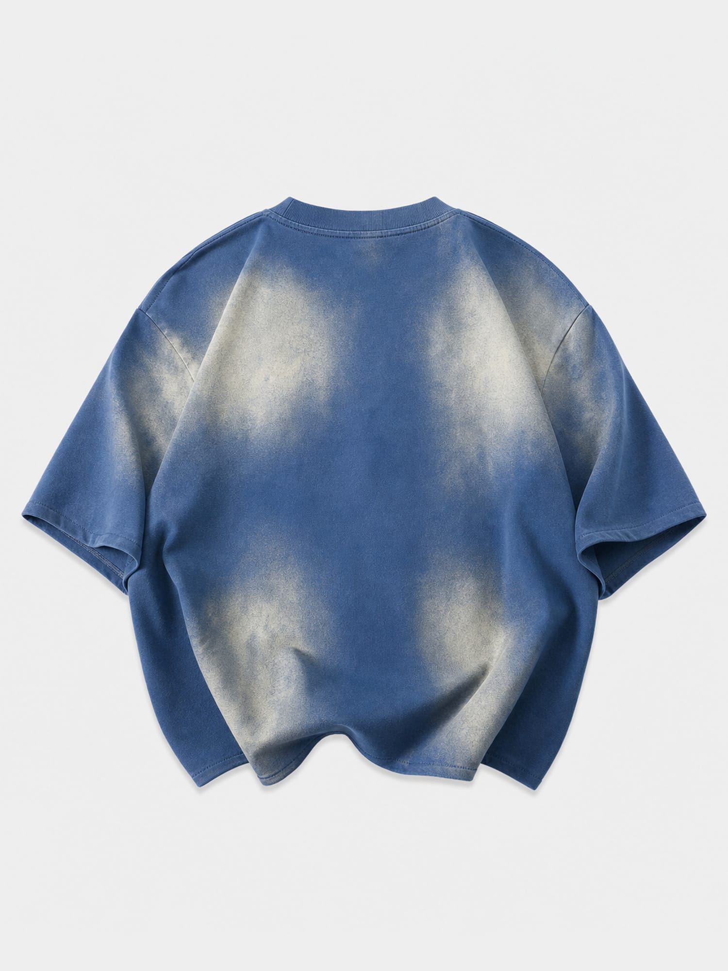 Cropped Washed Blue T-Shirt
