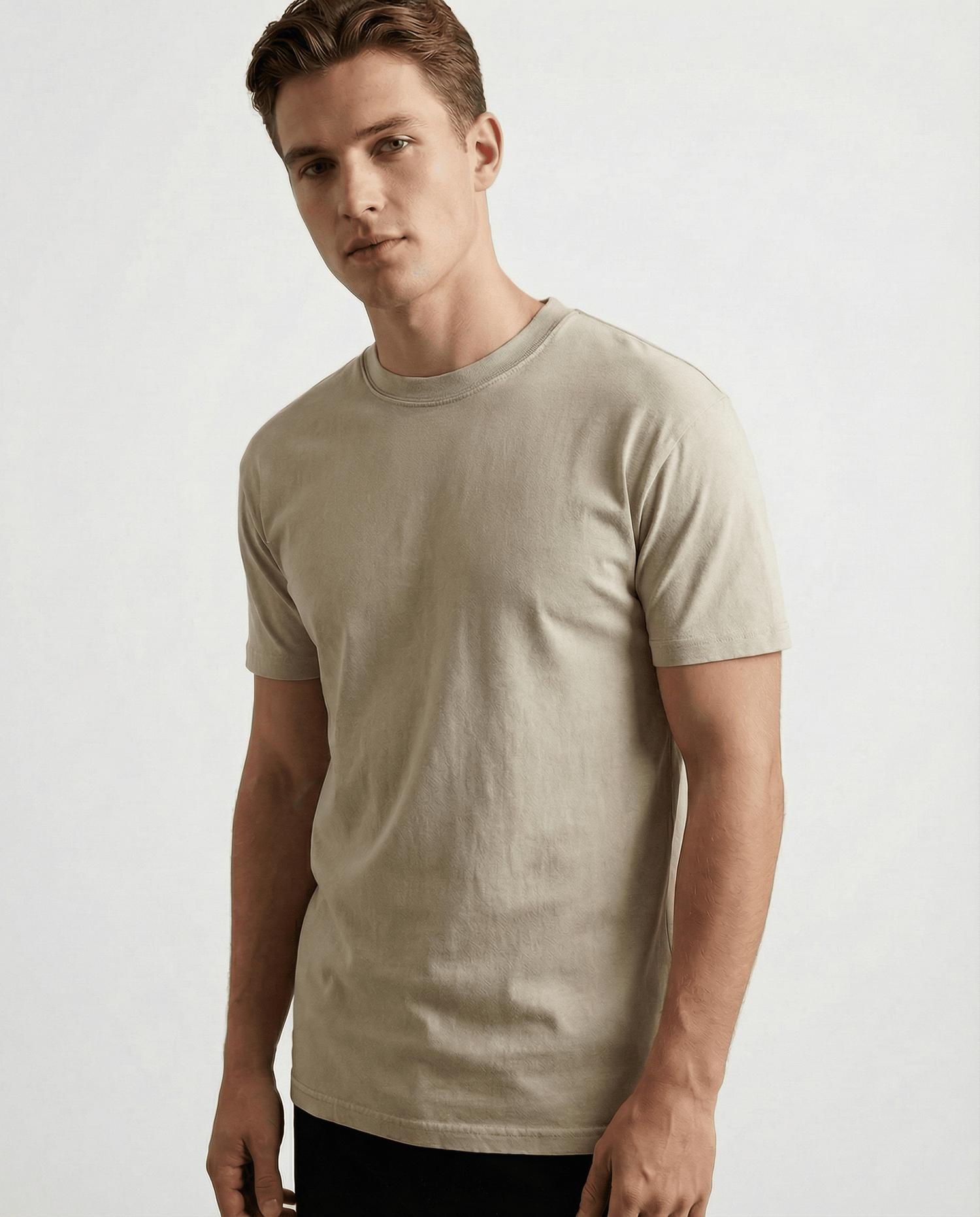 Lot de 5 t-shirts classiques en coton délavé