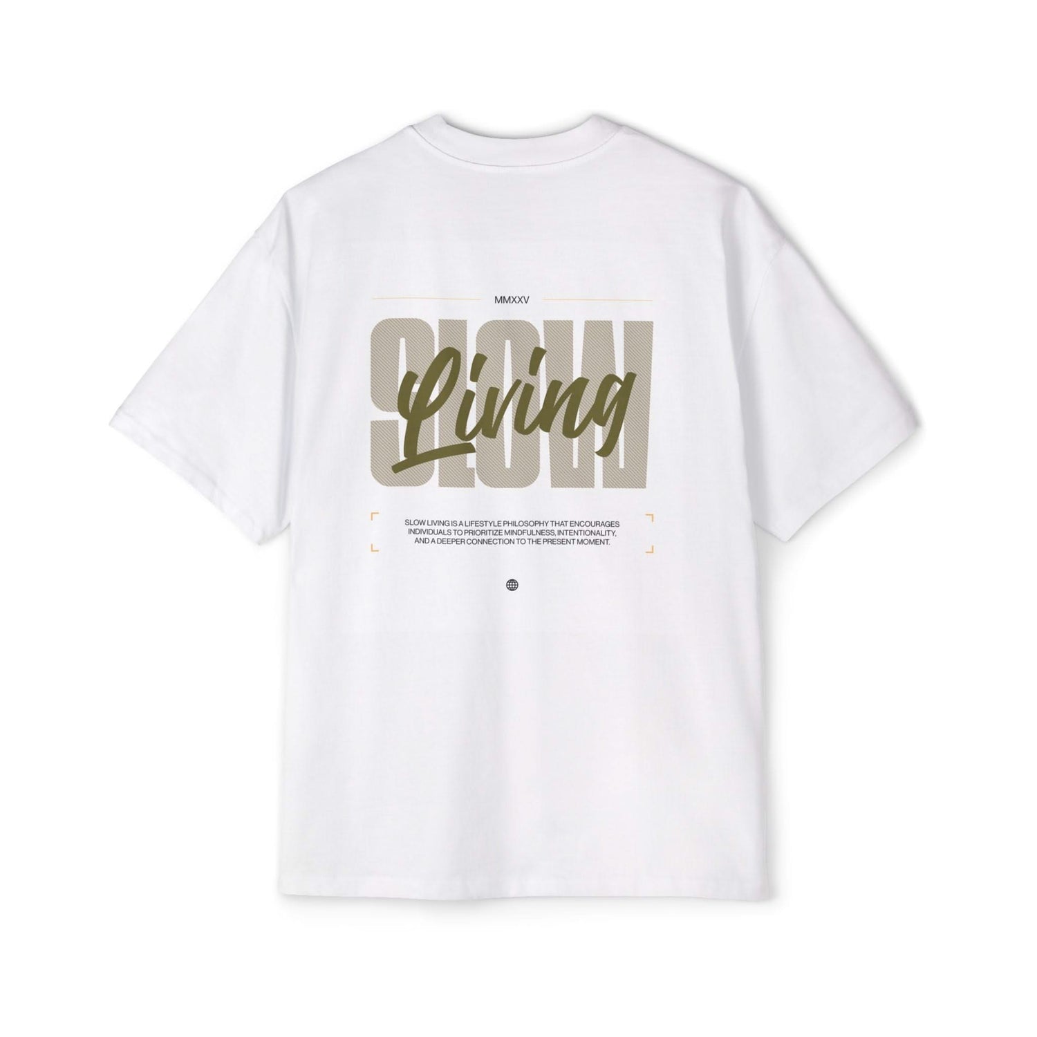 Slow Living T-Shirt – Oversized Comfort for Mindful Days