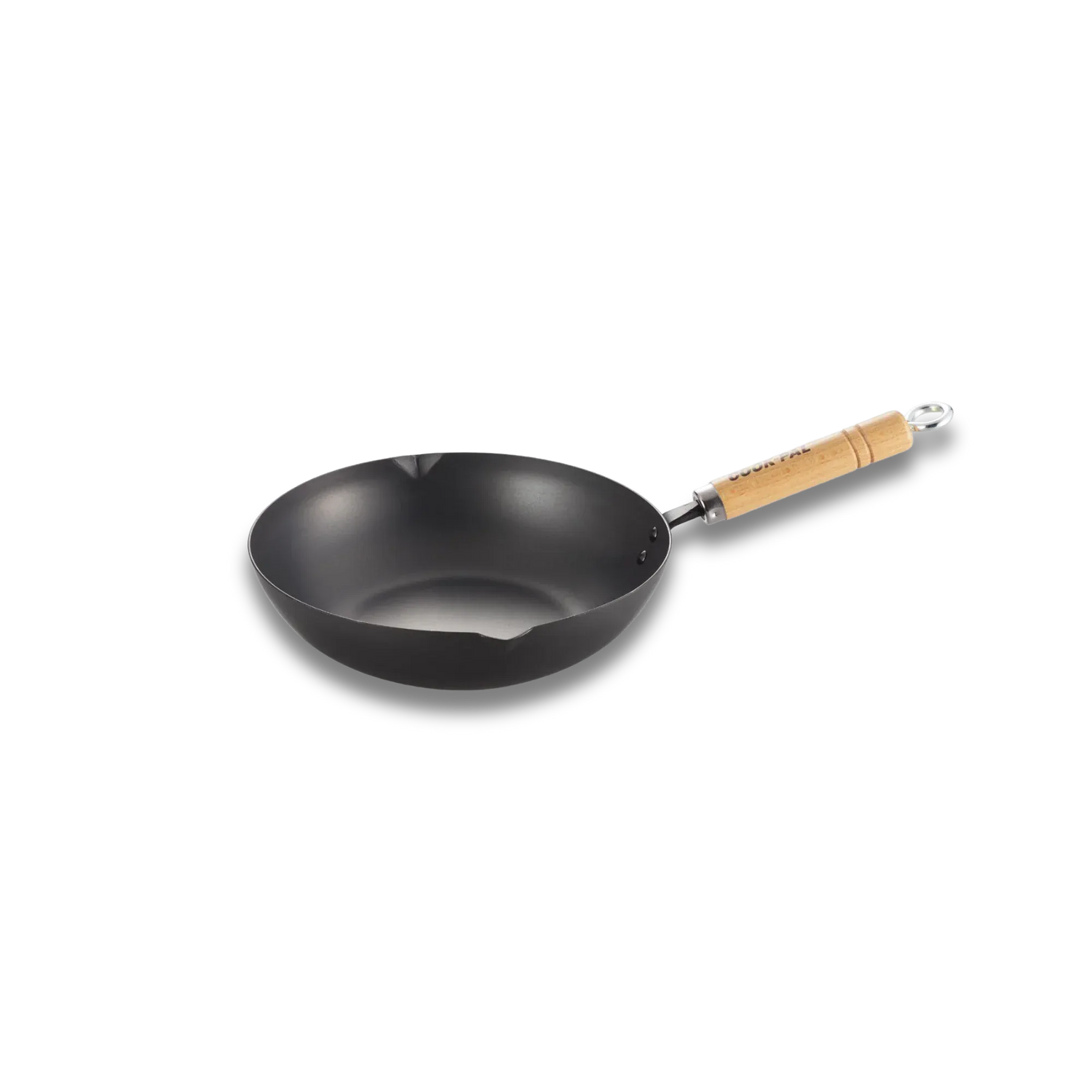 Yoshikawa Cook-Pal Ren Deep Frying Pan 24cm– Nitrided Carbon Steel, Made in Japan