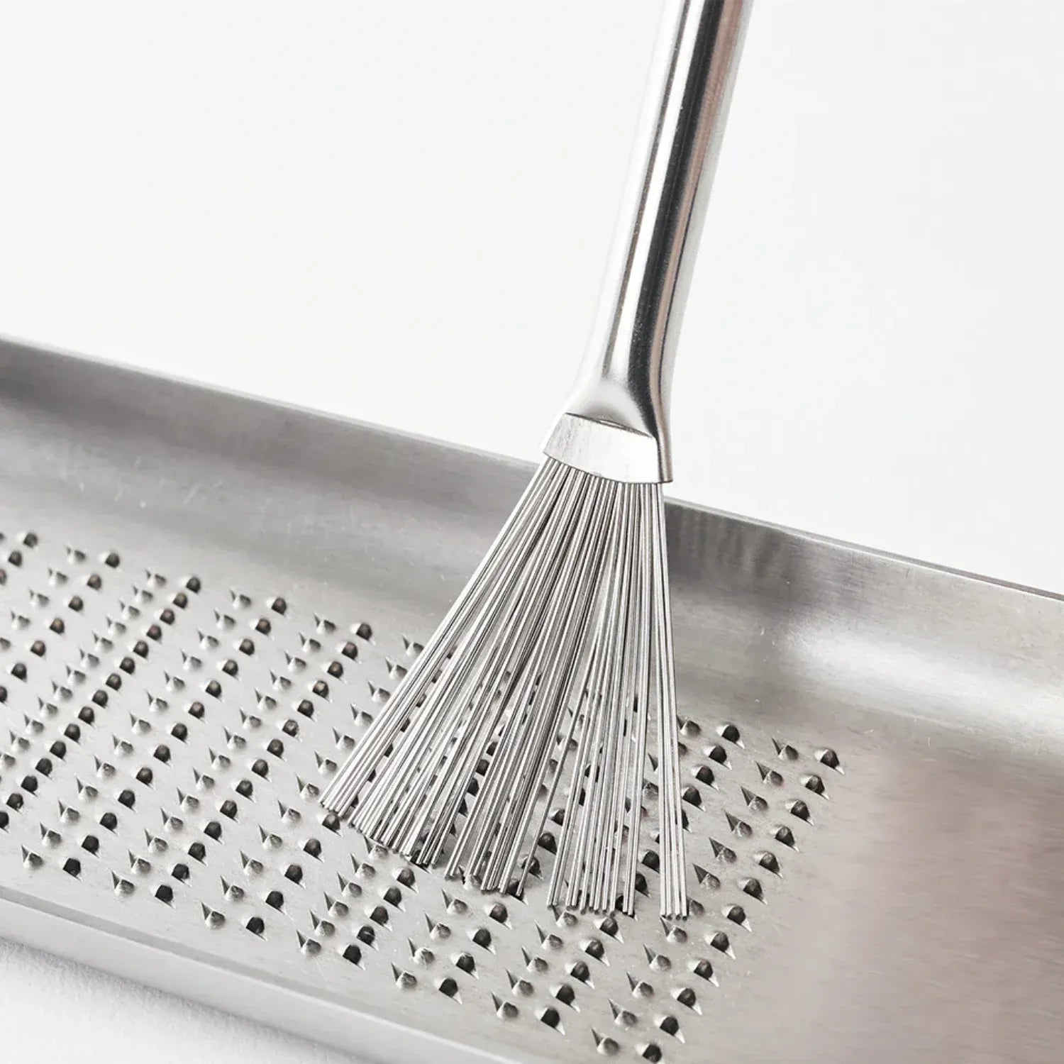 Eatoco Hake Grater Brush – Japanese Stainless Steel Grater Cleaner