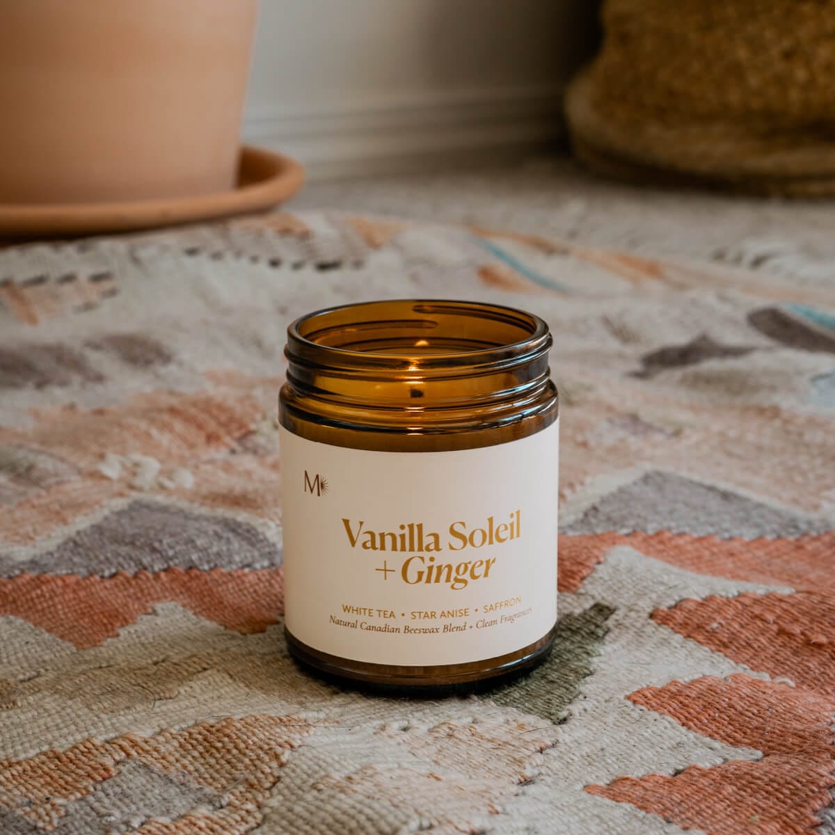Vanilla Soleil + Ginger Candle Jar