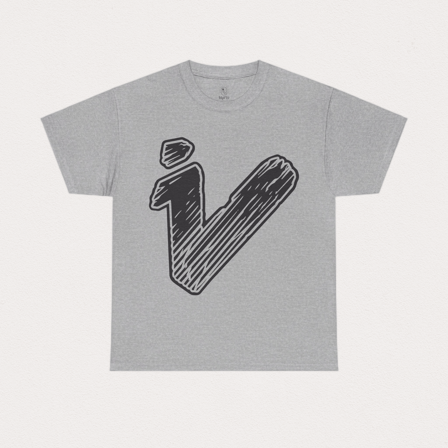 IV Camiseta de algodón grueso