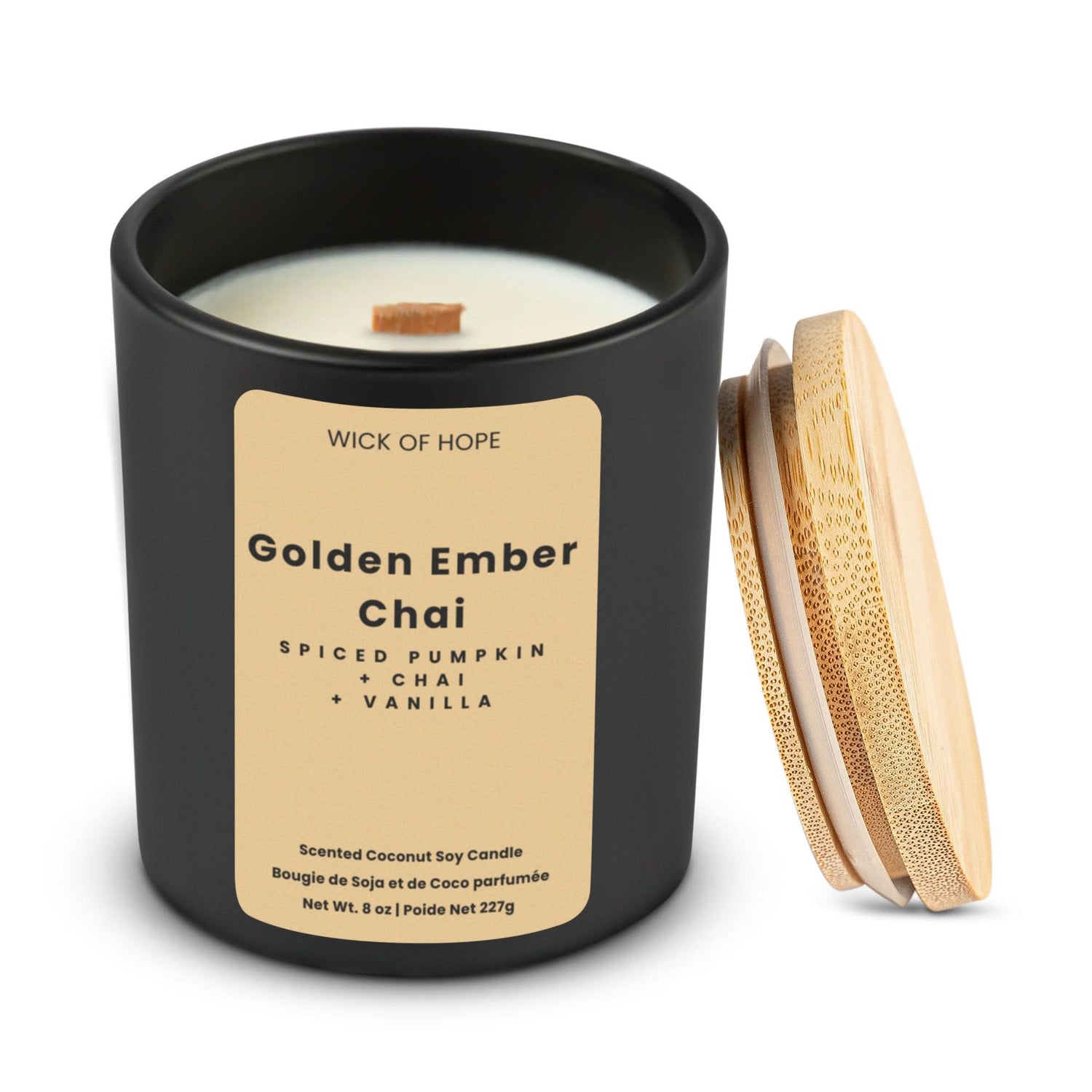 Golden Ember Chai Candle | Spiced Pumpkin + Chai