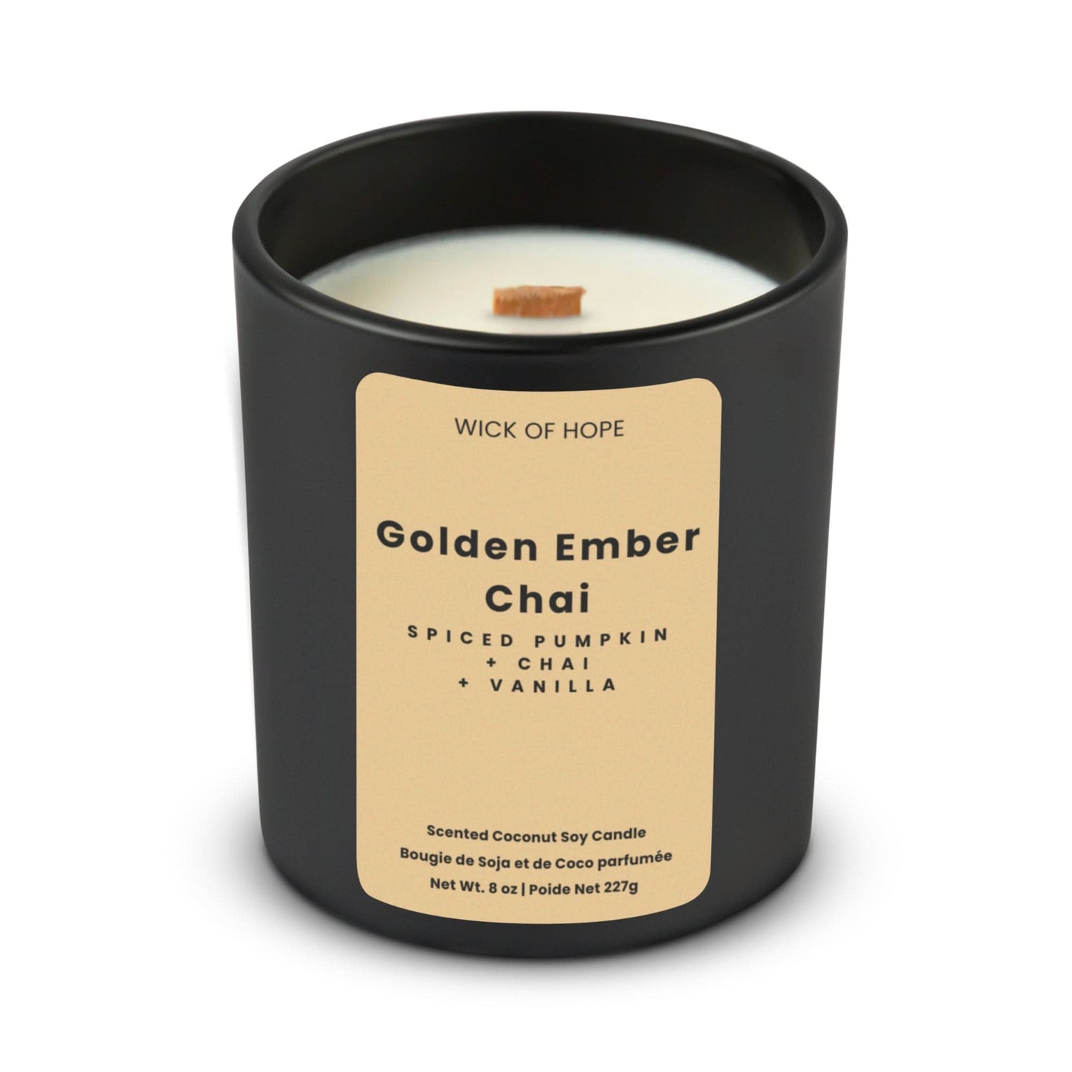 Golden Ember Chai Candle | Spiced Pumpkin + Chai