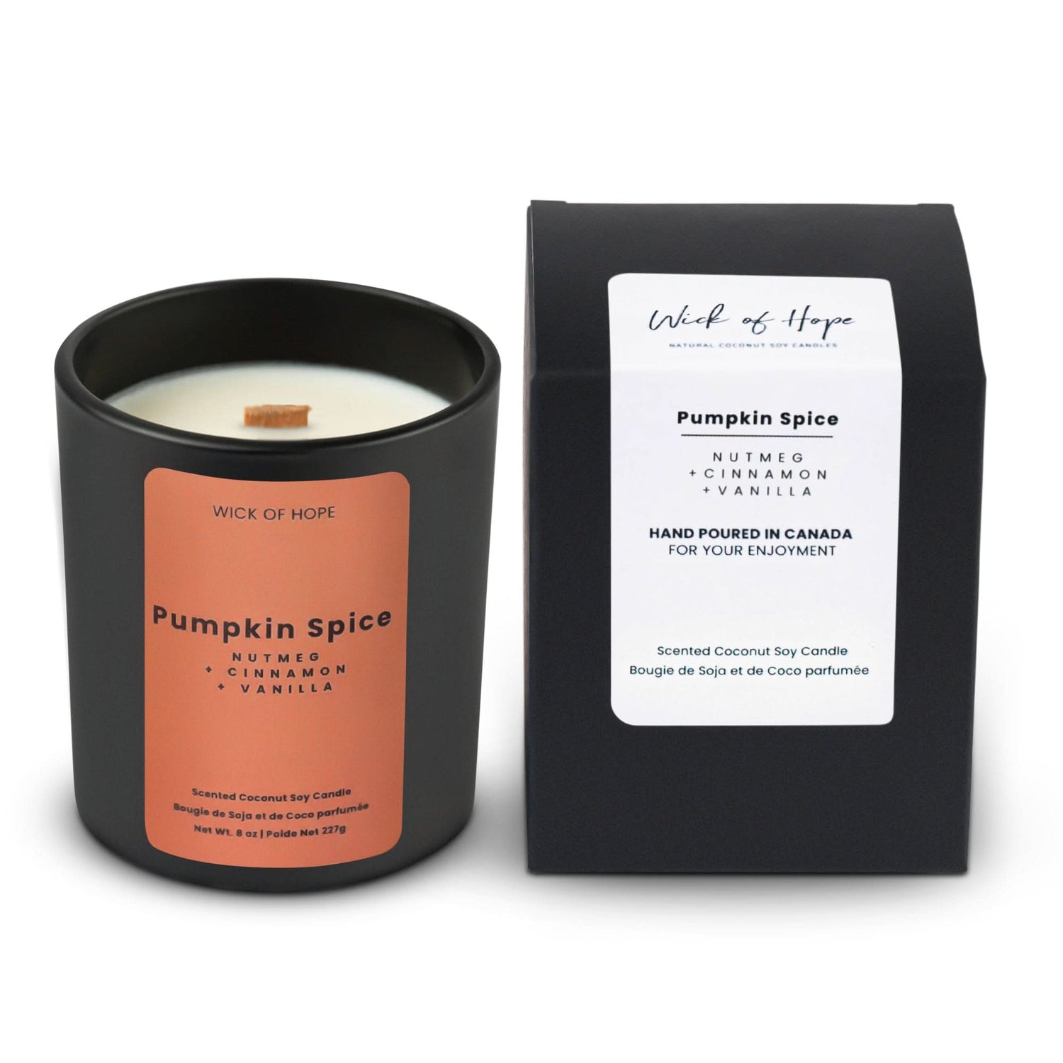 Pumpkin Spice Candle | Spiced Pumpkin + Cinnamon