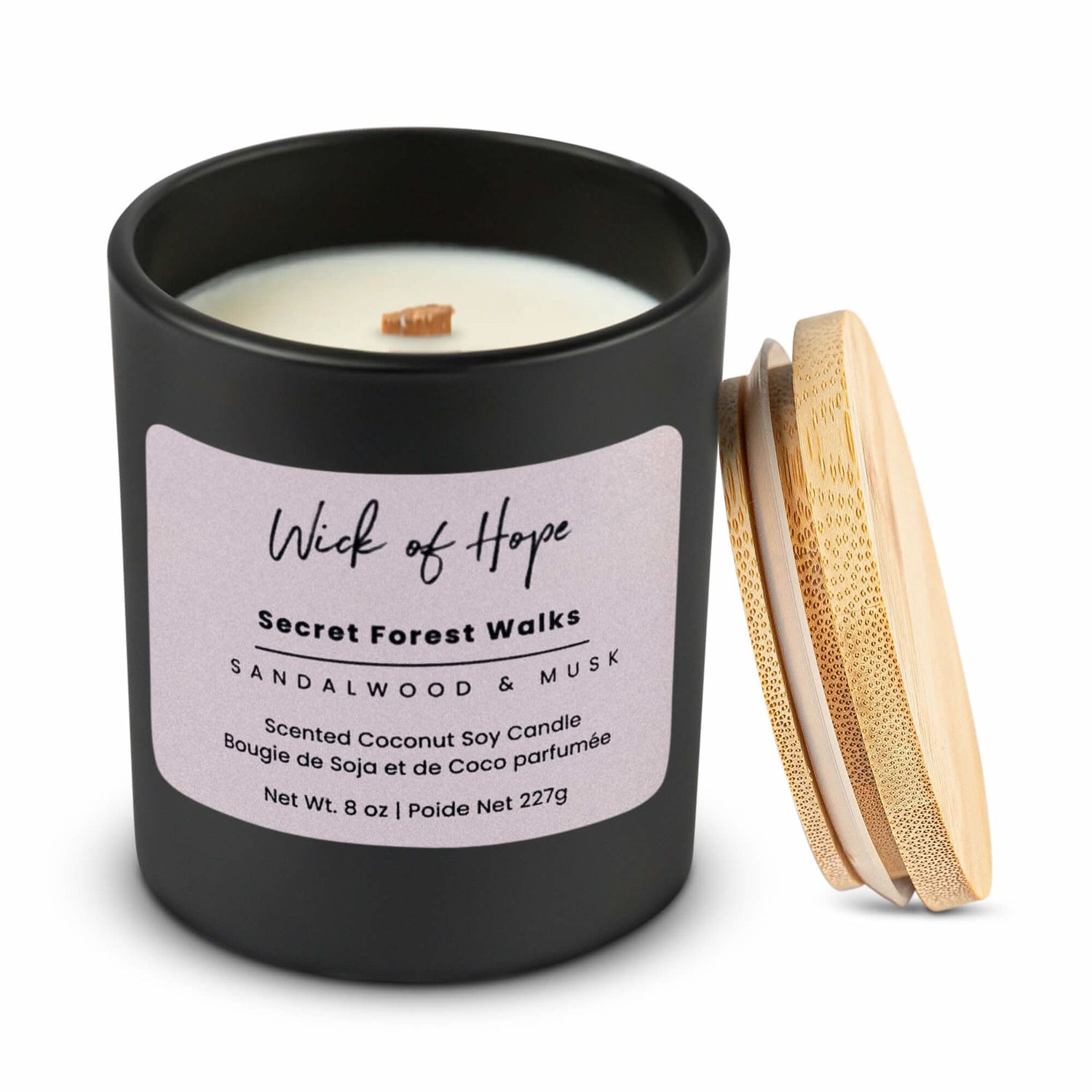 Secret Forest Walks Candle | Sandalwood Amber + Frankincense Musk