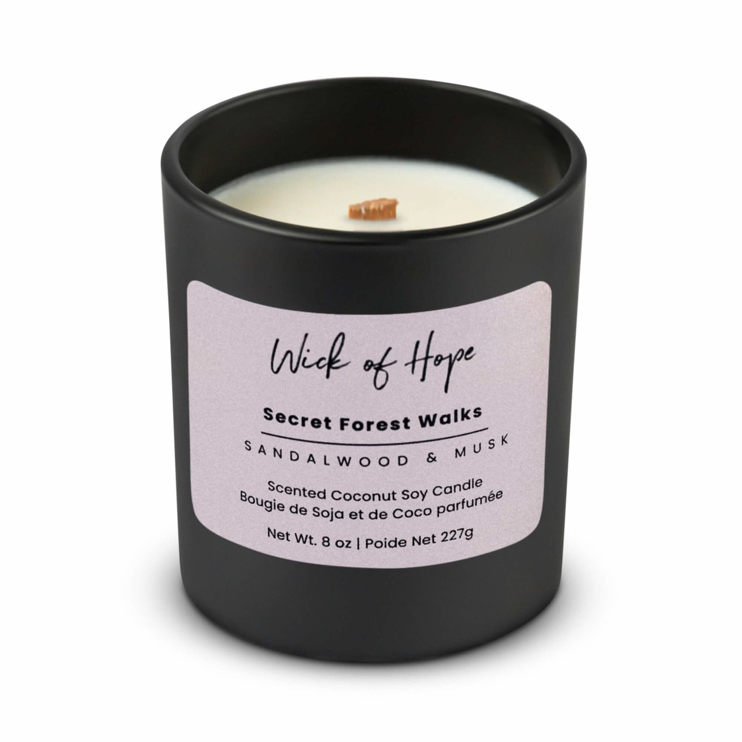 Secret Forest Walks Candle | Sandalwood Amber + Frankincense Musk