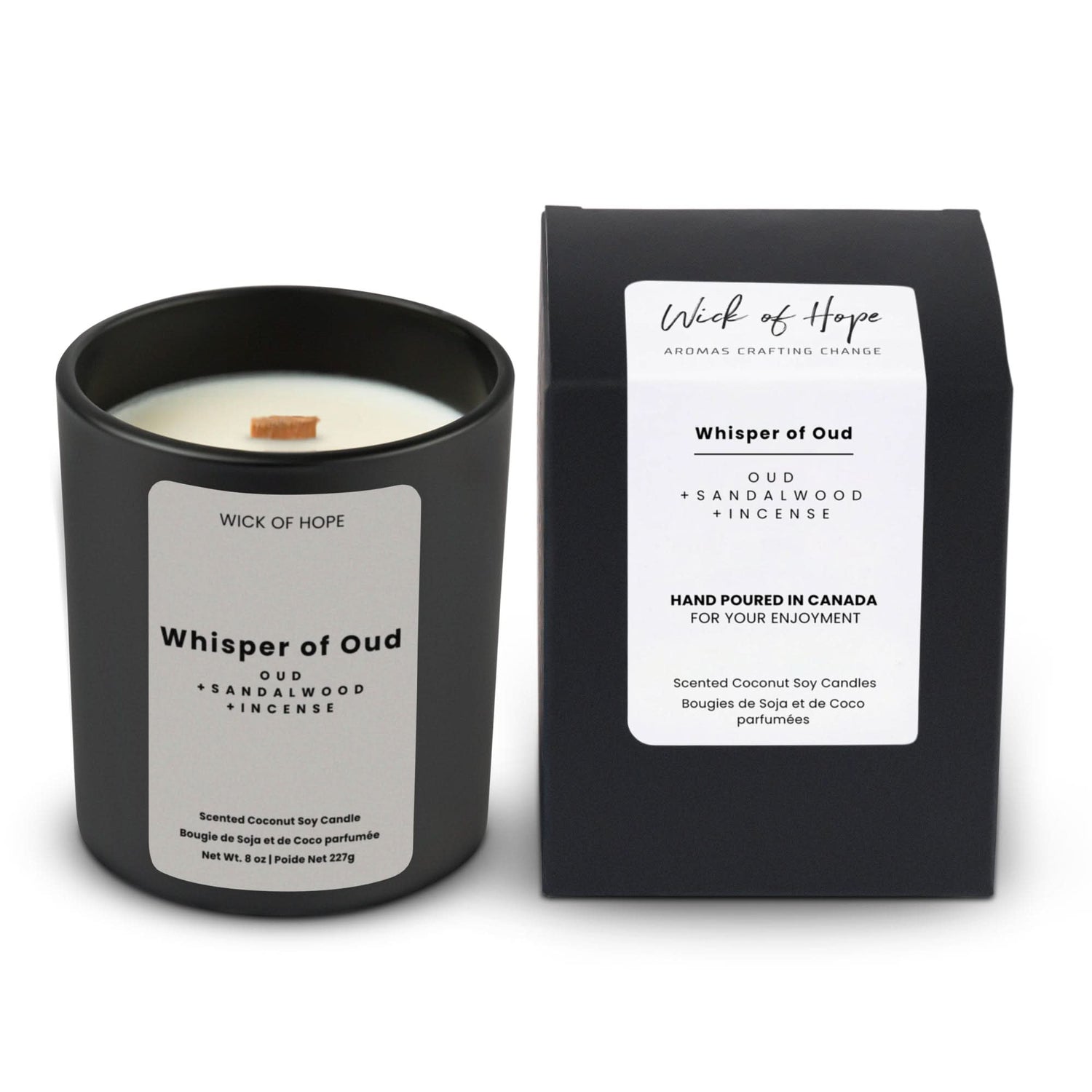 Whispers of Oud Candle | Oud + Incense