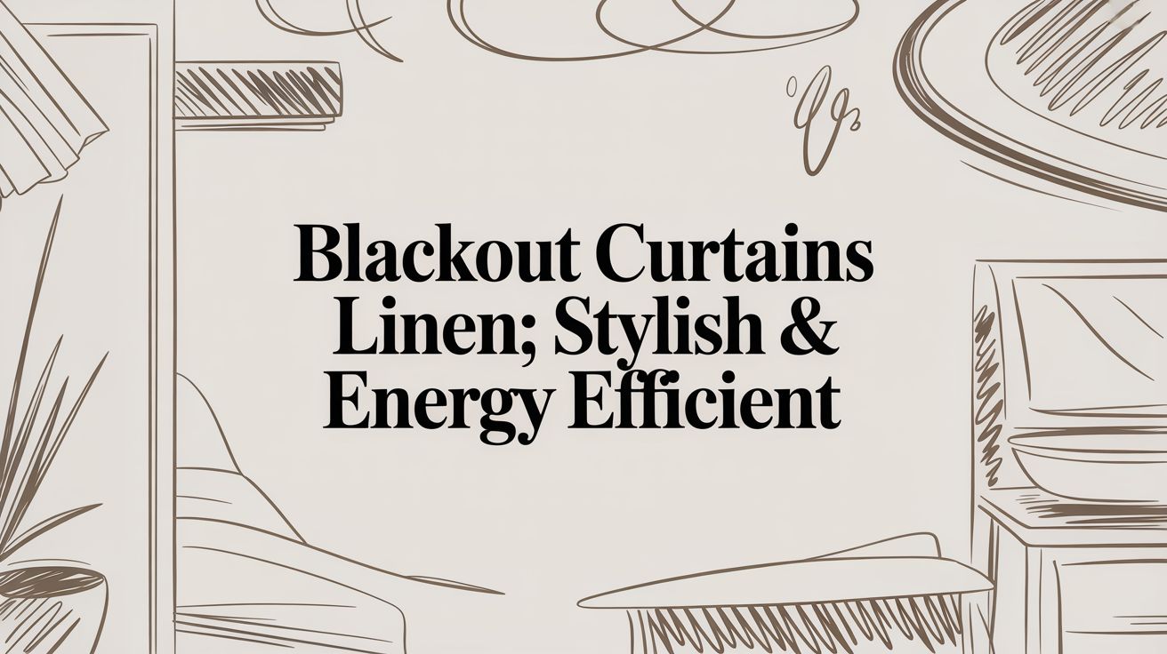 Blackout Curtains Linen: Stylish & Energy Efficient