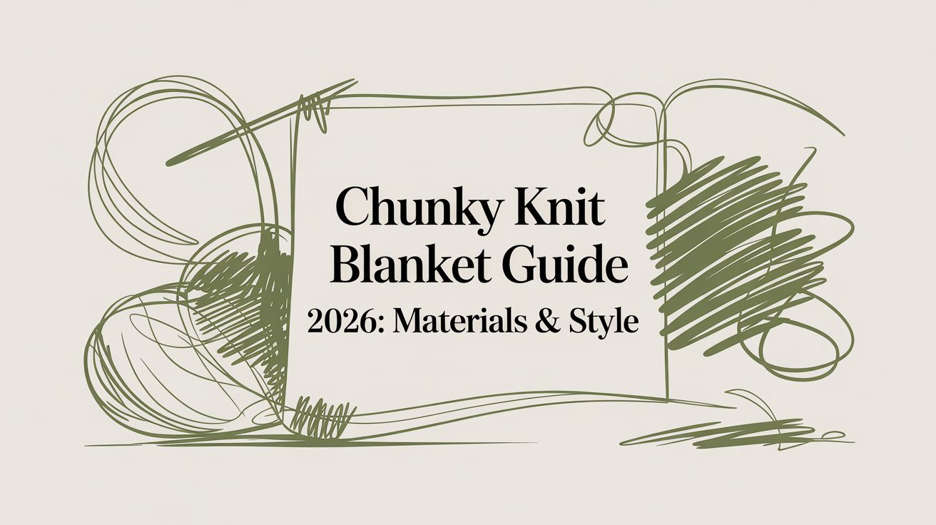 Chunky Knit Blanket Guide 2026: Materials & Style