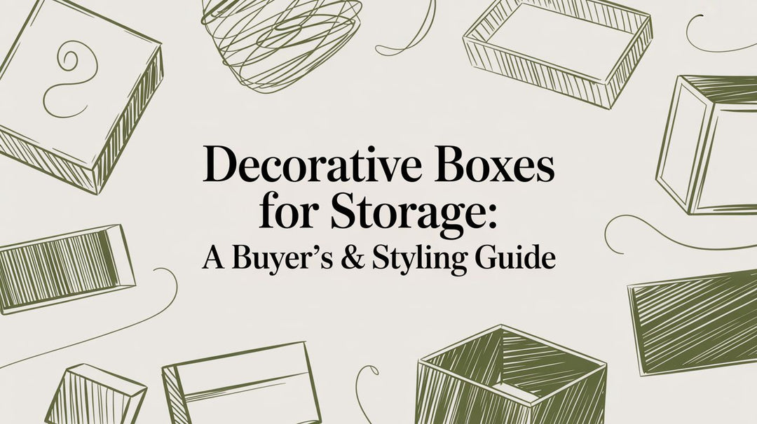 Decorative Boxes for Storage: A Buyer's & Styling Guide – IdyllVie
