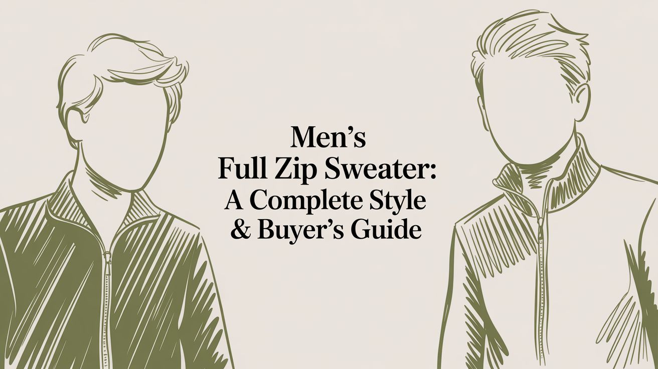 Men's Full Zip Sweater: A Complete Style & Buyer's Guide