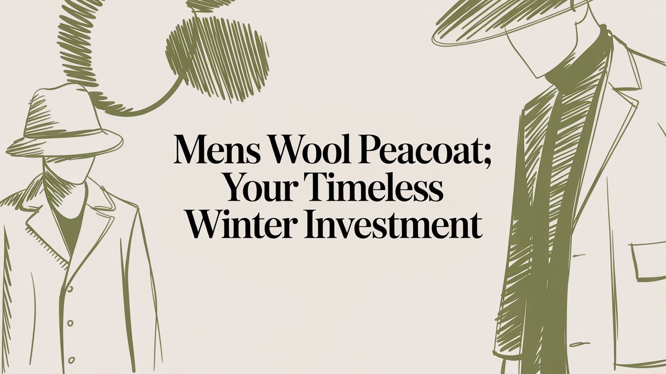Mens Wool Peacoat: Your Timeless Winter Investment