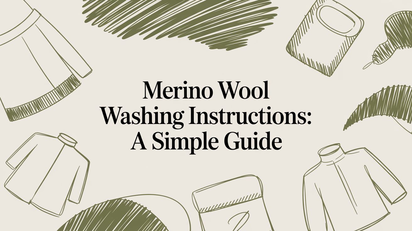 Merino Wool Washing Instructions: A Simple Guide