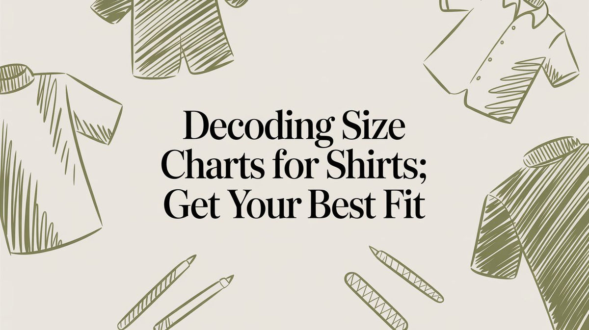 Decoding Size Charts for Shirts: Get Your Best Fit – IdyllVie