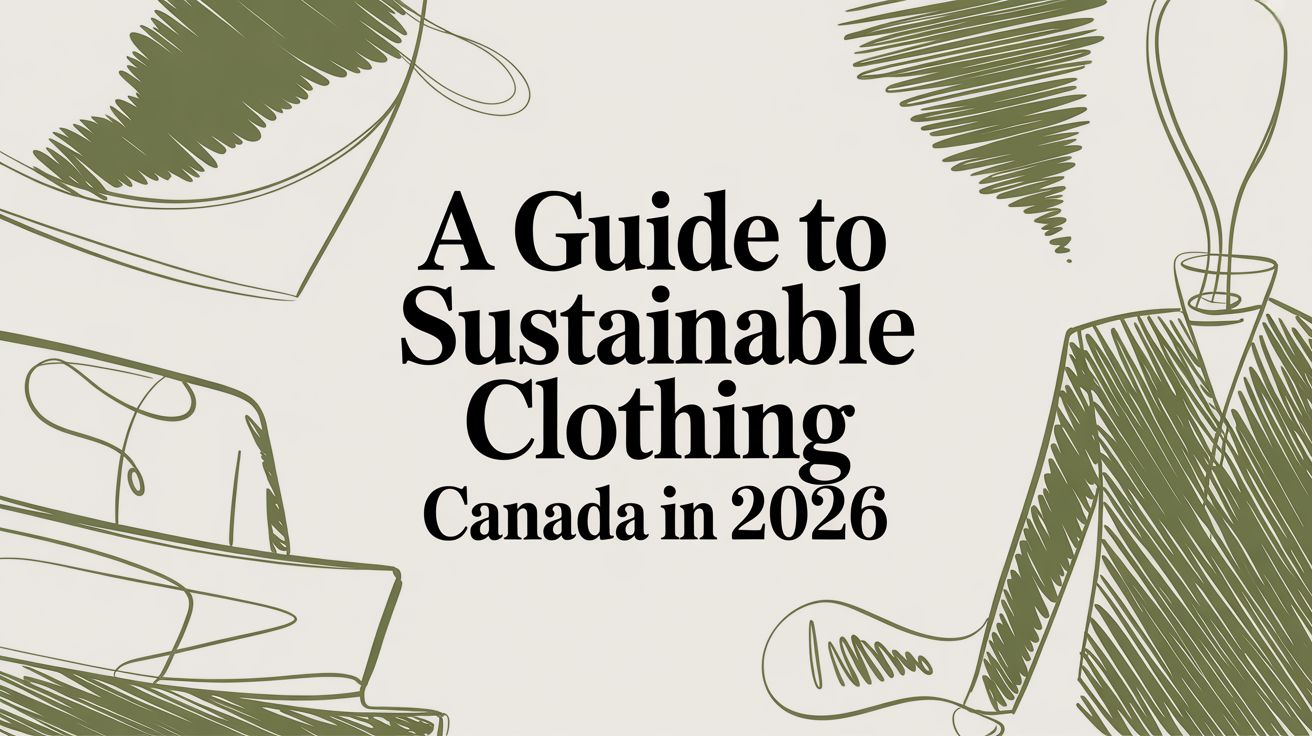 A Guide to Sustainable Clothing Canada in 2026