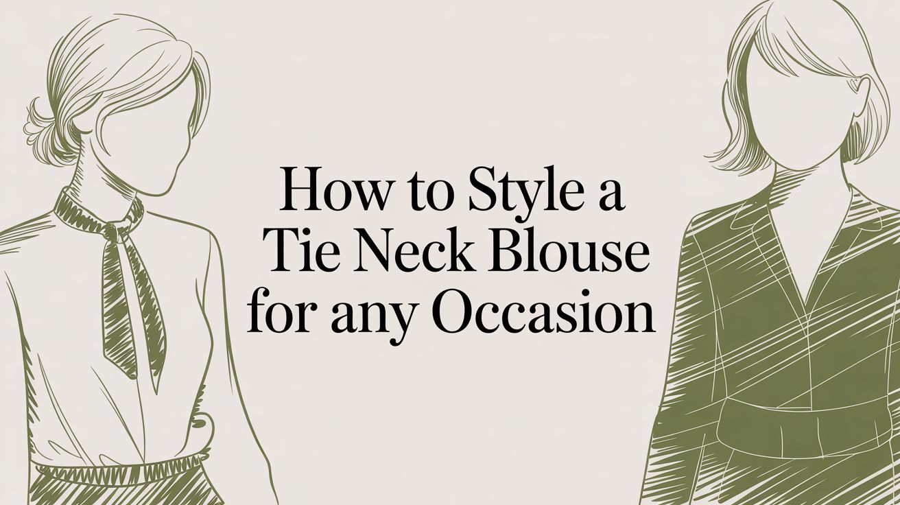 How to Style a Tie Neck Blouse for Any Occasion